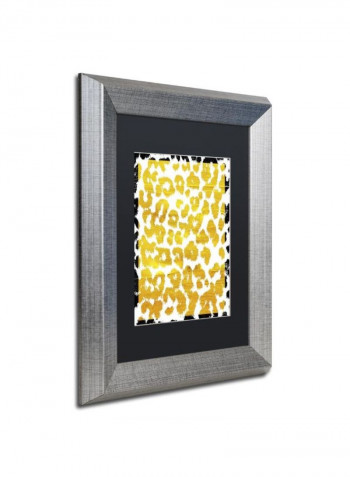 Wild Thing Wall Art Yellow/Black 11 x 14inch