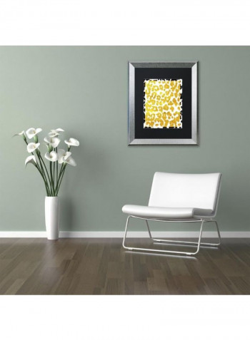 Wild Thing Wall Art Yellow/Black 11 x 14inch