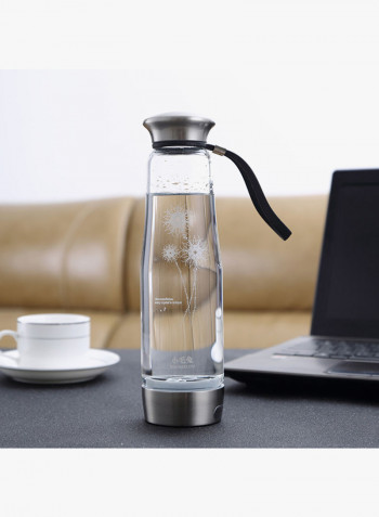 Smart Touch Water Ionizer Bottle Silver 500ml