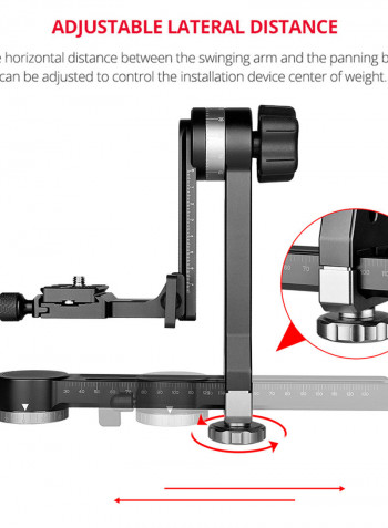Heavy Duty Tripod Head Black