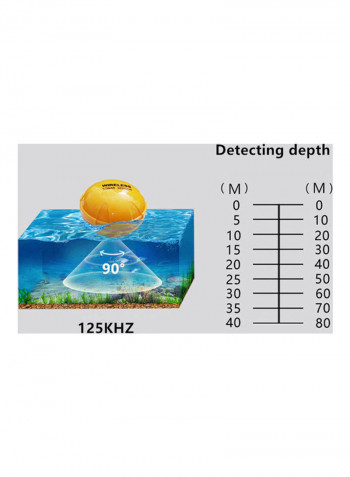 Wireless Bluetooth Smart Fish Finder Sounder Sonar Fishfinder Sea Fish Detect 10*10*10cm