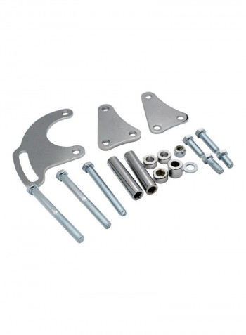 Power Steering Pump Bracket Set for SB Chevy LWP SBC Long Water Pump 350