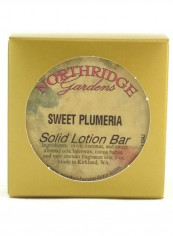 Sweet Plumeria Solid Lotion Bar 1ounce