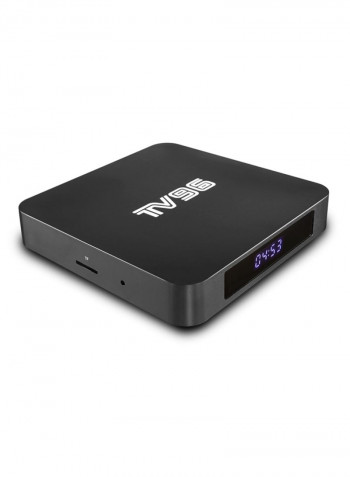 TV96 Android TV Box - EU Plug V5283 Black