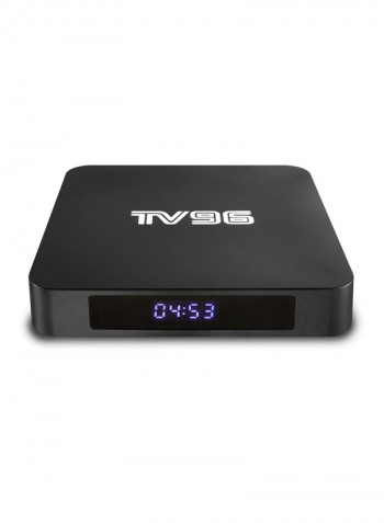 TV96 Android TV Box - EU Plug V5283 Black