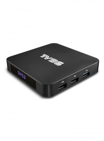 TV96 Android TV Box - EU Plug V5283 Black