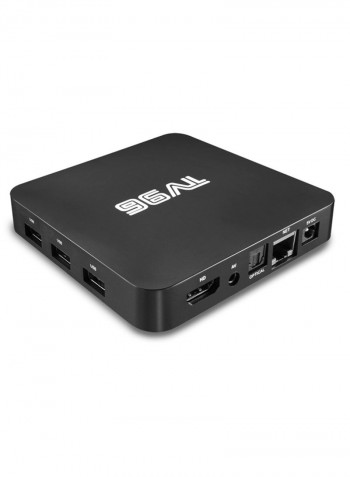 TV96 Android TV Box - EU Plug V5283 Black