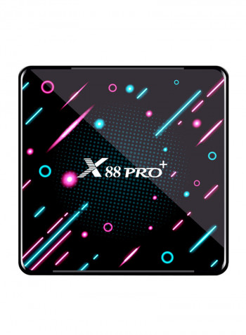 Android 9.0 Smart TV Set Top Box X88 PRO PLUS Black