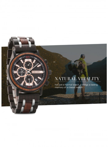 Men's Date Display Multifunctional Chronograph Wrist Watch J4190-1