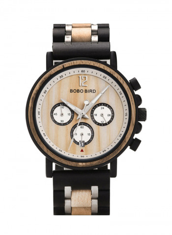 Men's Date Display Multifunctional Chronograph Wrist Watch J4190-3