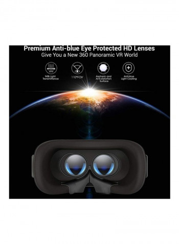 3D VR Headset V5-C1 Black