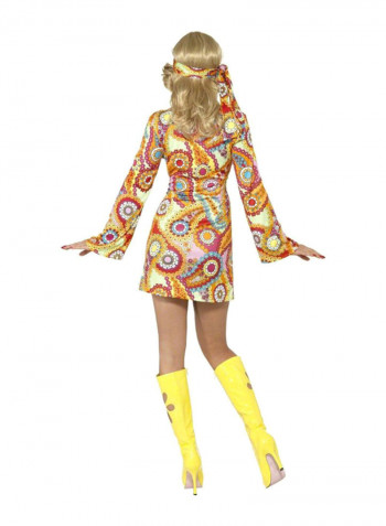 Paisley Hippie Costume With Headband S
