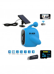 Wi-Fi  Monitoring Camera With 32GB TF Card And 3.0 Card Reader blue