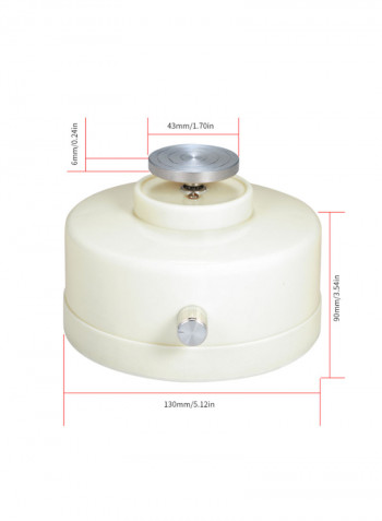 USB Mini Pottery Ceramic Machine White 4.3centimeter