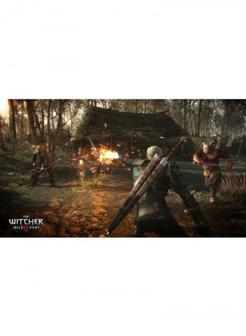 لعبة الفيديو "The Witcher III: Wild Hunt (إصدار عالمي/إصدار دولي) " مزودة بذراع تحكم لاسلكي دوال شوك 4 - تقمص الأدوار - بلاي ستيشن 4 (PS4)
