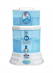 Gold 20-litres UF Technology Based Gravity Water Purifier, Blue White 3496g