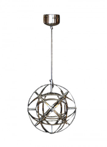 Modern Pendant Light Silver 35x35cm