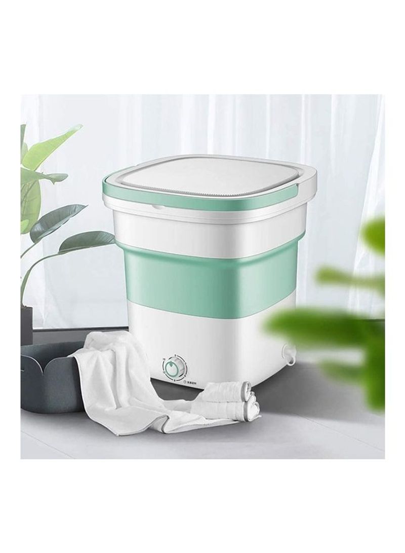 Portable Mini Folding Clothes Washing Machine 5 kg 135 W 2152004 Green/White