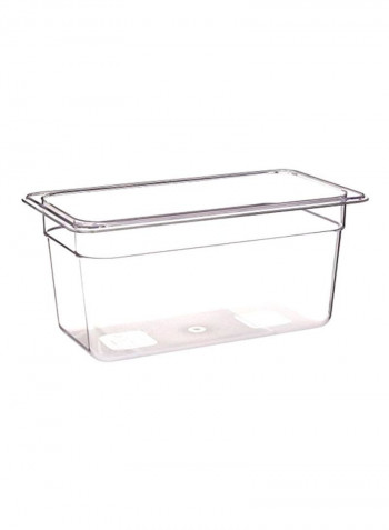 Polycarbonate Pan Clear 15.2centimeter