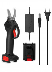 Cordless Electric Pruning Shear Tool Black/Red