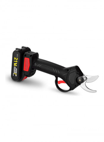 Cordless Electric Pruning Shear Tool Black/Red
