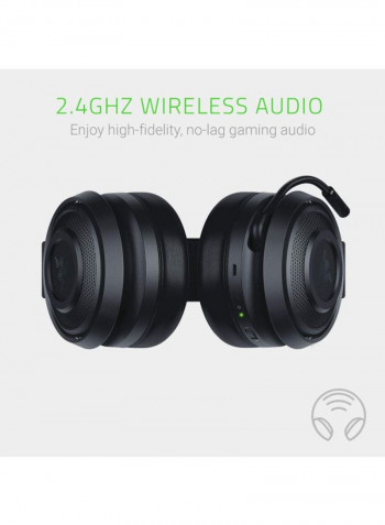 Nari Essential Wireless Over-Ear Gaming Headphones Black