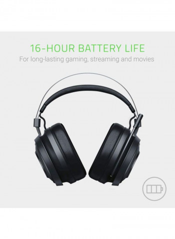 Nari Essential Wireless Over-Ear Gaming Headphones Black
