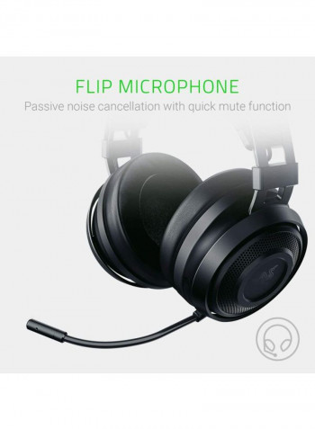 Nari Essential Wireless Over-Ear Gaming Headphones Black