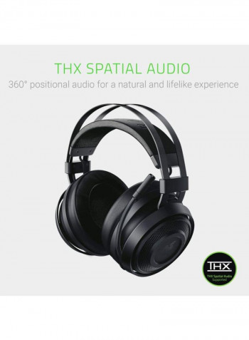 Nari Essential Wireless Over-Ear Gaming Headphones Black