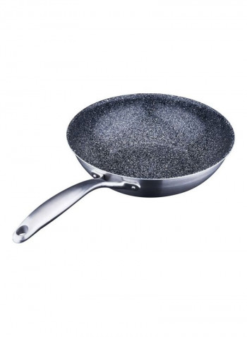 Non-Stick Wok Cooking Pot Silver/Clear/Black