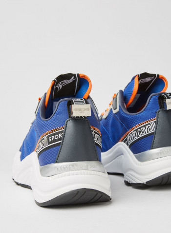 Halvin Mix Lace Up Low Top Sneaker ROYAL/NAVY/GRAY