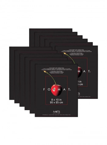 12-Piece Tabletop Frame Black 8x10inch