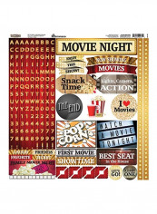 100-Piece Movie Night Sticker Set Red/White/Gold reviews 100-Piece Movie Night Sticker Set Red/White/Gold