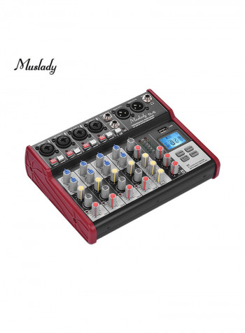 Portable 6-Channel Mixing Console Mixer