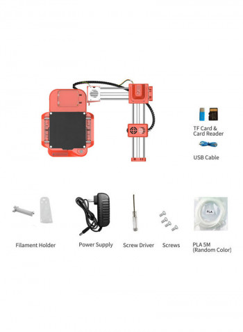 3D Printer Set Orange