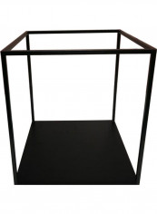 Square Round Triangle Ornament Black