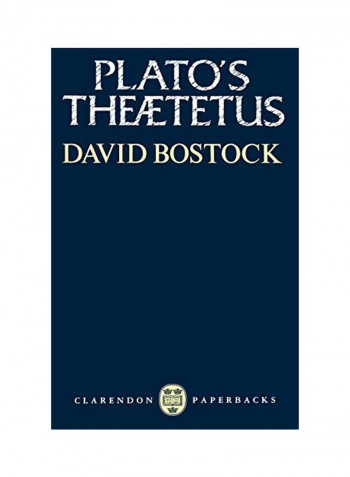 Plato's Theaetetus Paperback