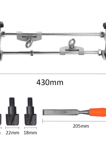 Woodworking Door Lock Mortiser Installation Tool Kit Multicolour 47.50 x 9 x 20.50cm