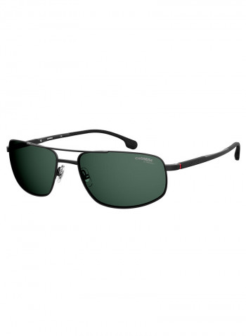 Men's Rectangular Frame Sunglasses - Lens Size: 62 mm