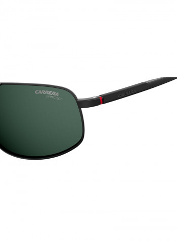 Men's Rectangular Frame Sunglasses - Lens Size: 62 mm