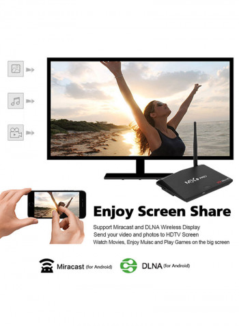 Smart TV Box MX9 Pro Black