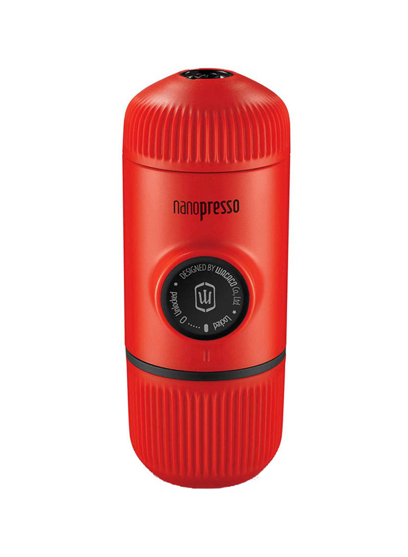 Nanopresso Portable Espresso Maker with Protective Case Lava Red WC-NANOP-RED Lava Red