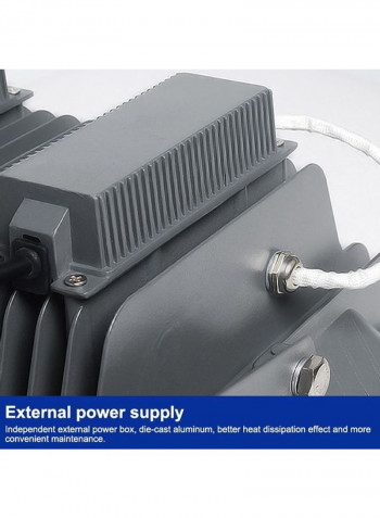 200W LED Outdoor Spotlight Black
