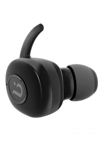 Bluetooth In-Ear Headset With Earbud Power Bank Black