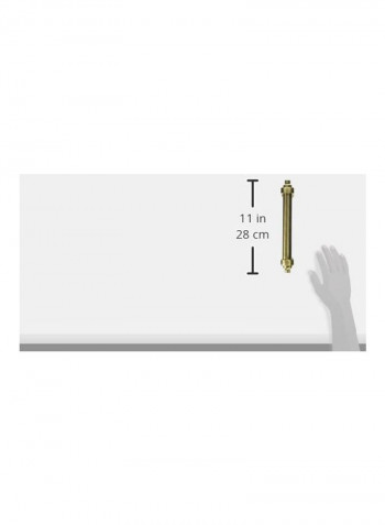Brass Door Pull Brown 8x2.5x1.5inch
