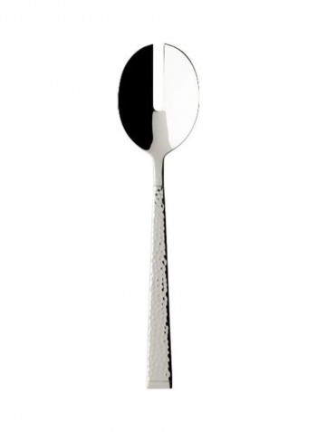 Stainless Steel Salad Serving Fork Silver