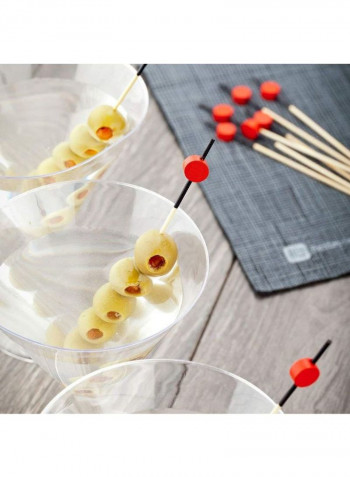 1000-Piece Japanese Skewer Design Food Pick Multicolour 4.5inch