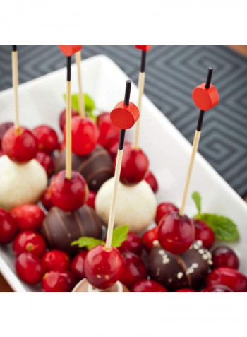 1000-Piece Japanese Skewer Design Food Pick Multicolour 4.5inch