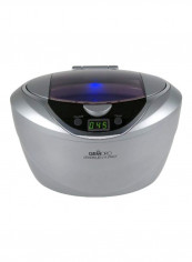 Professional Ultrasonic Machine With 5 Cleaning Cycles And Digital Timer Silver/Black 9x6.5x6.2inch