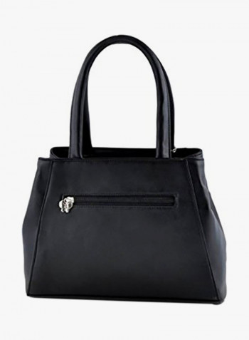 Polyester Blend Shoulder Bag Black